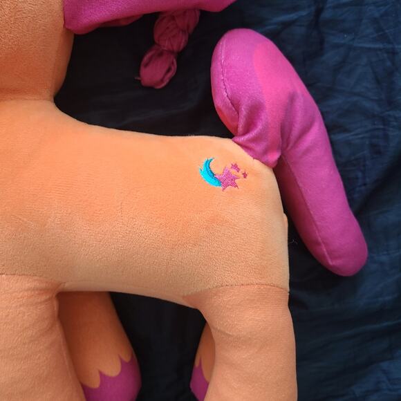 MY LITTLE PONY NEW Movie Star Sunny Starscout Cuddle Pillow Plush Toy 16” Large - Picture 2 of 5